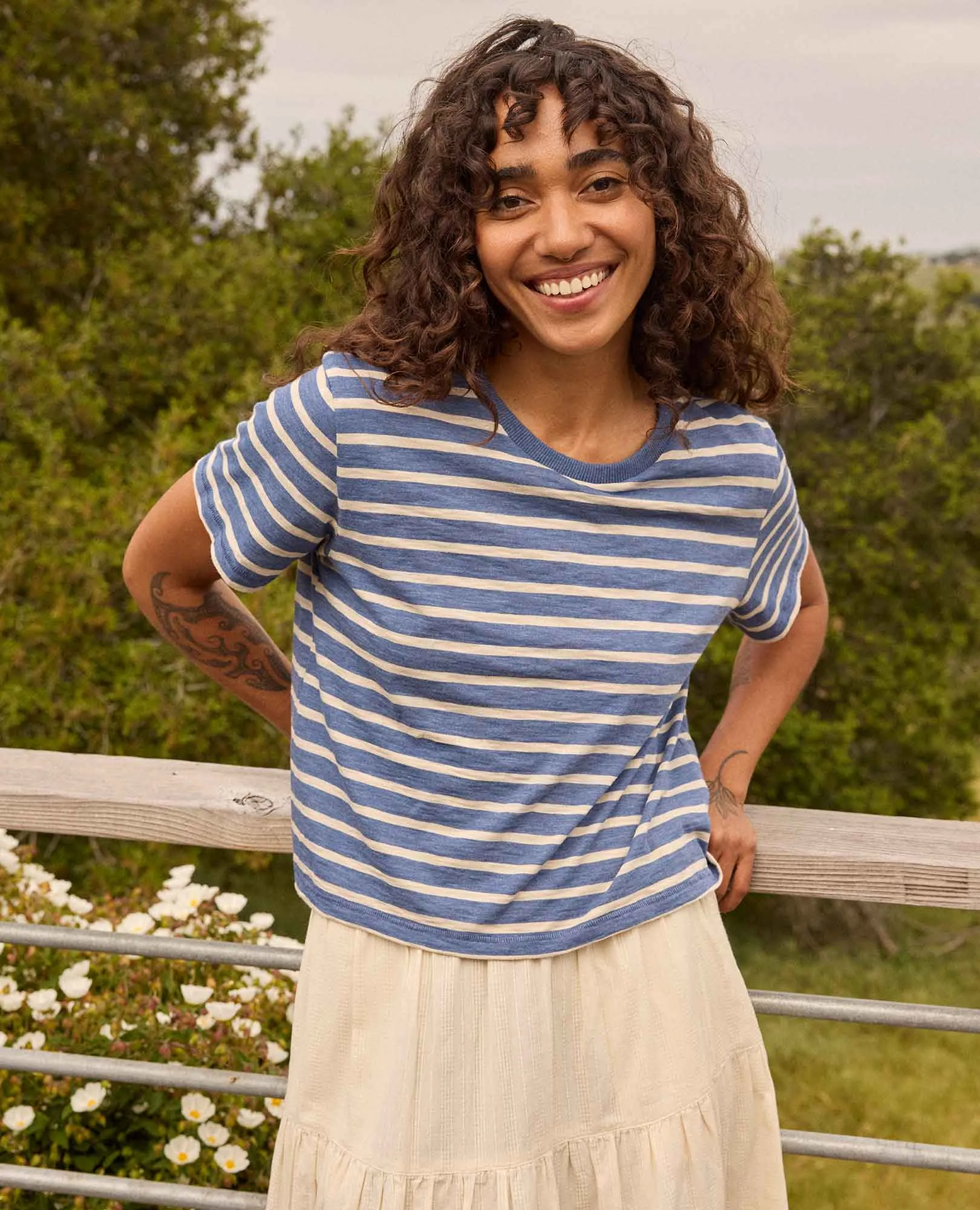 Women's Boundless Jersey Crew sold by TOAD&CO product image thumbnail 4