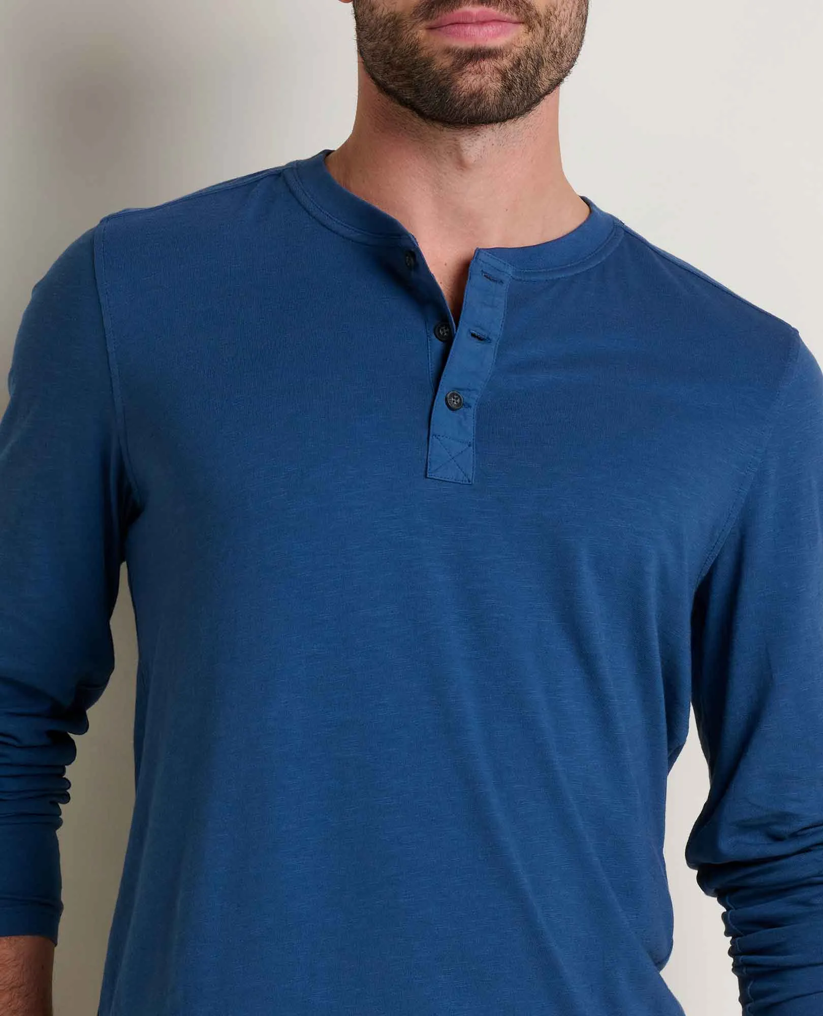 Men's Primo Long Sleeve Henley sold by TOAD&CO product image thumbnail 3