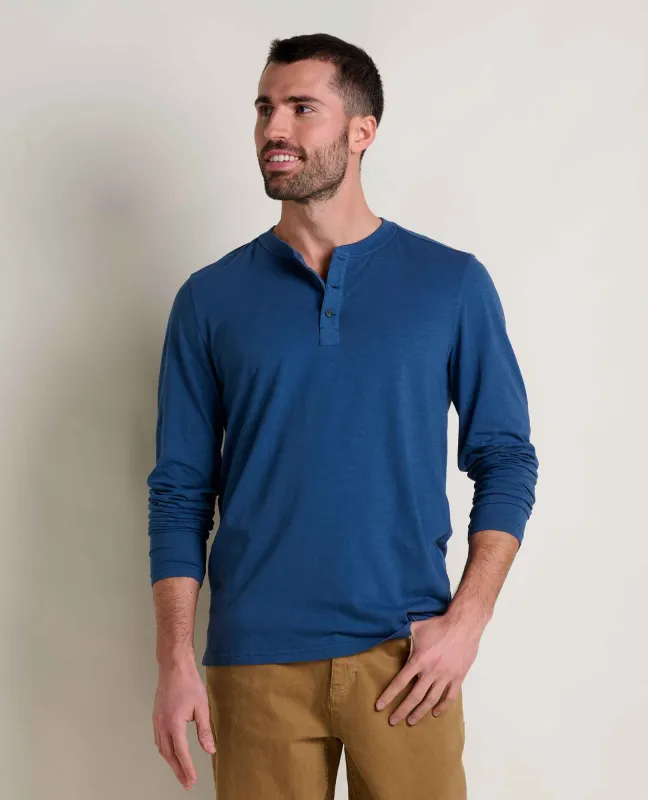 Men's Primo Long Sleeve Henley sold by TOAD&CO