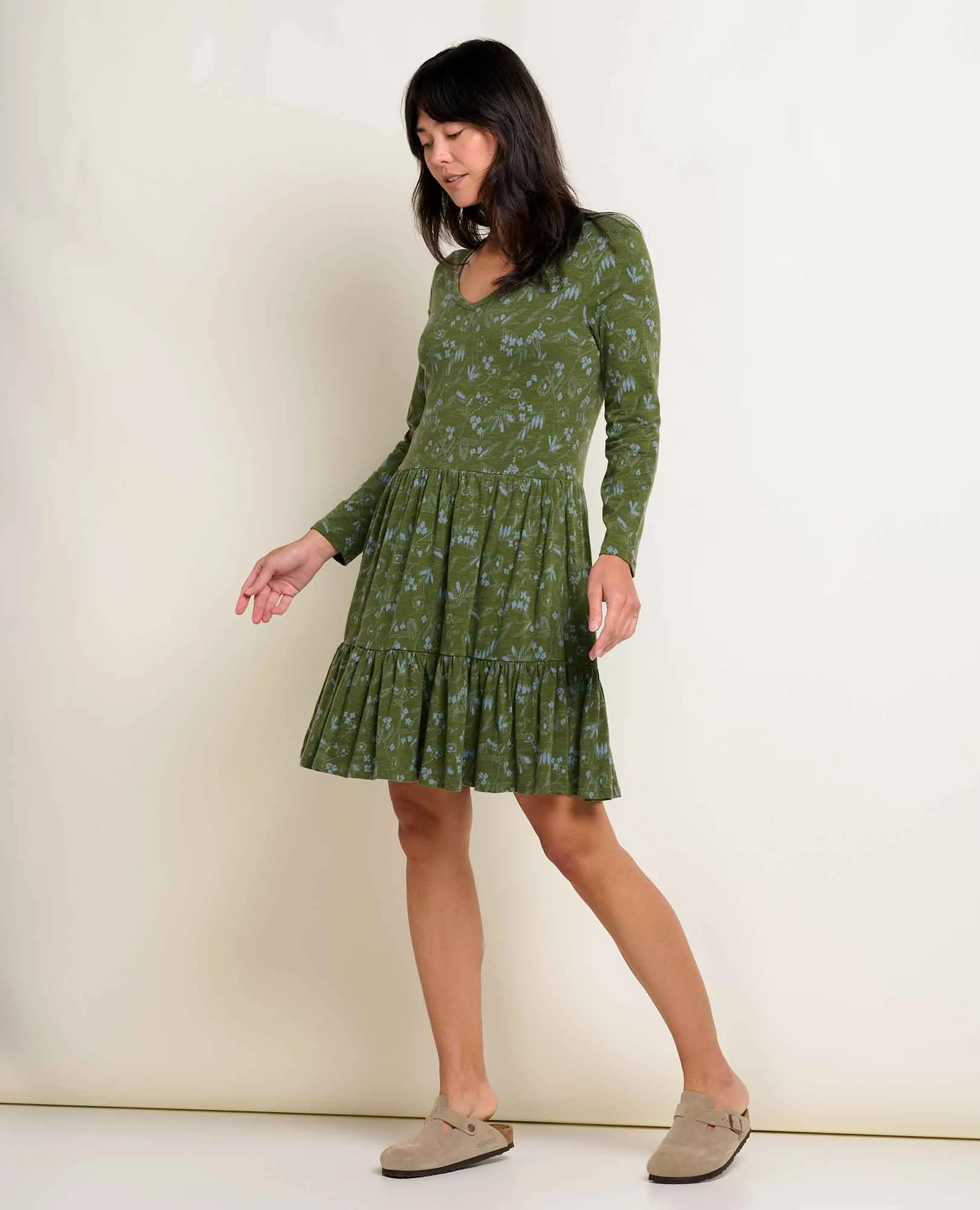 Marley Tiered Long Sleeve Dress sold by TOAD&CO product image thumbnail 4