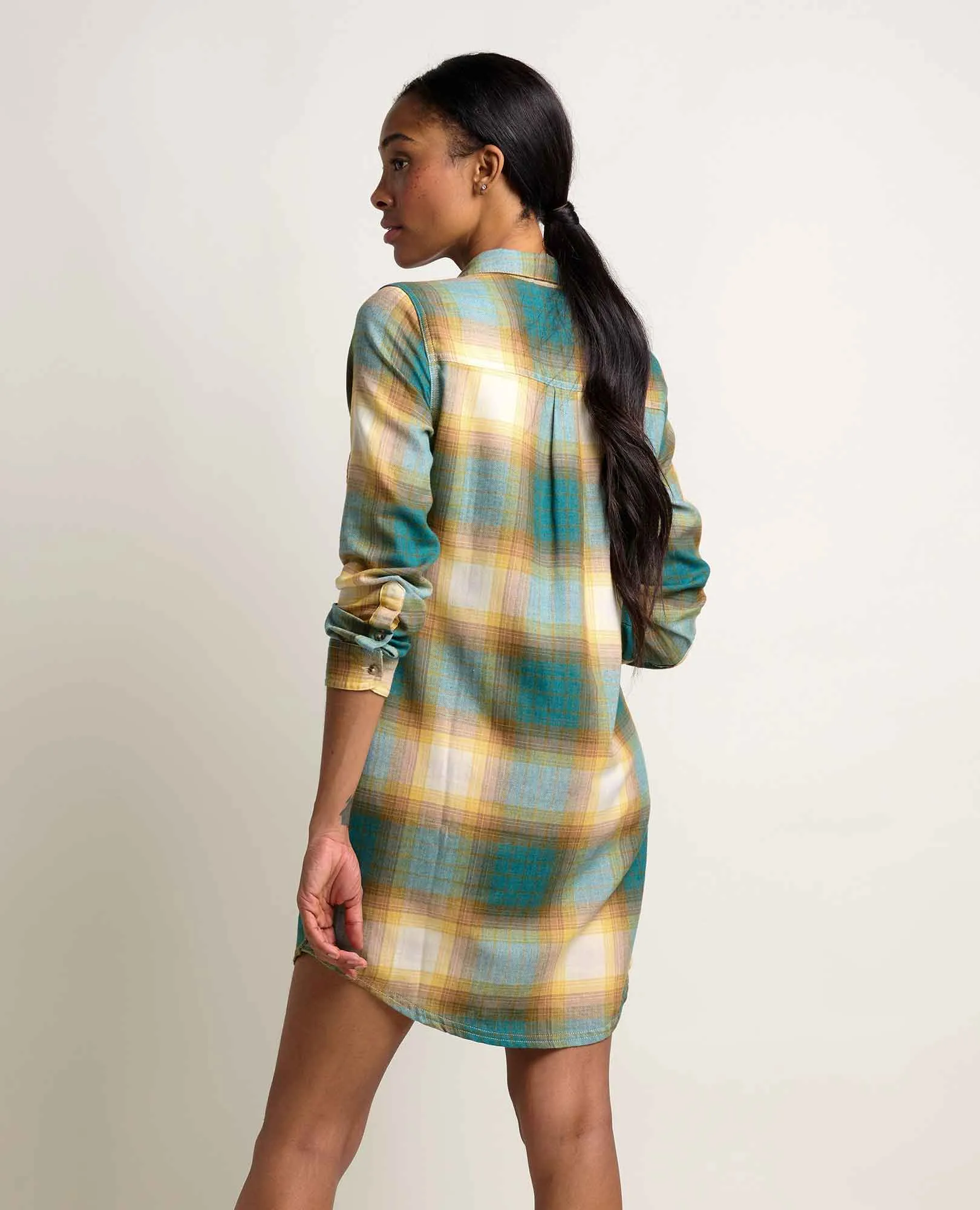 Re-Form Flannel Shirtdress sold by TOAD&CO product image thumbnail 2