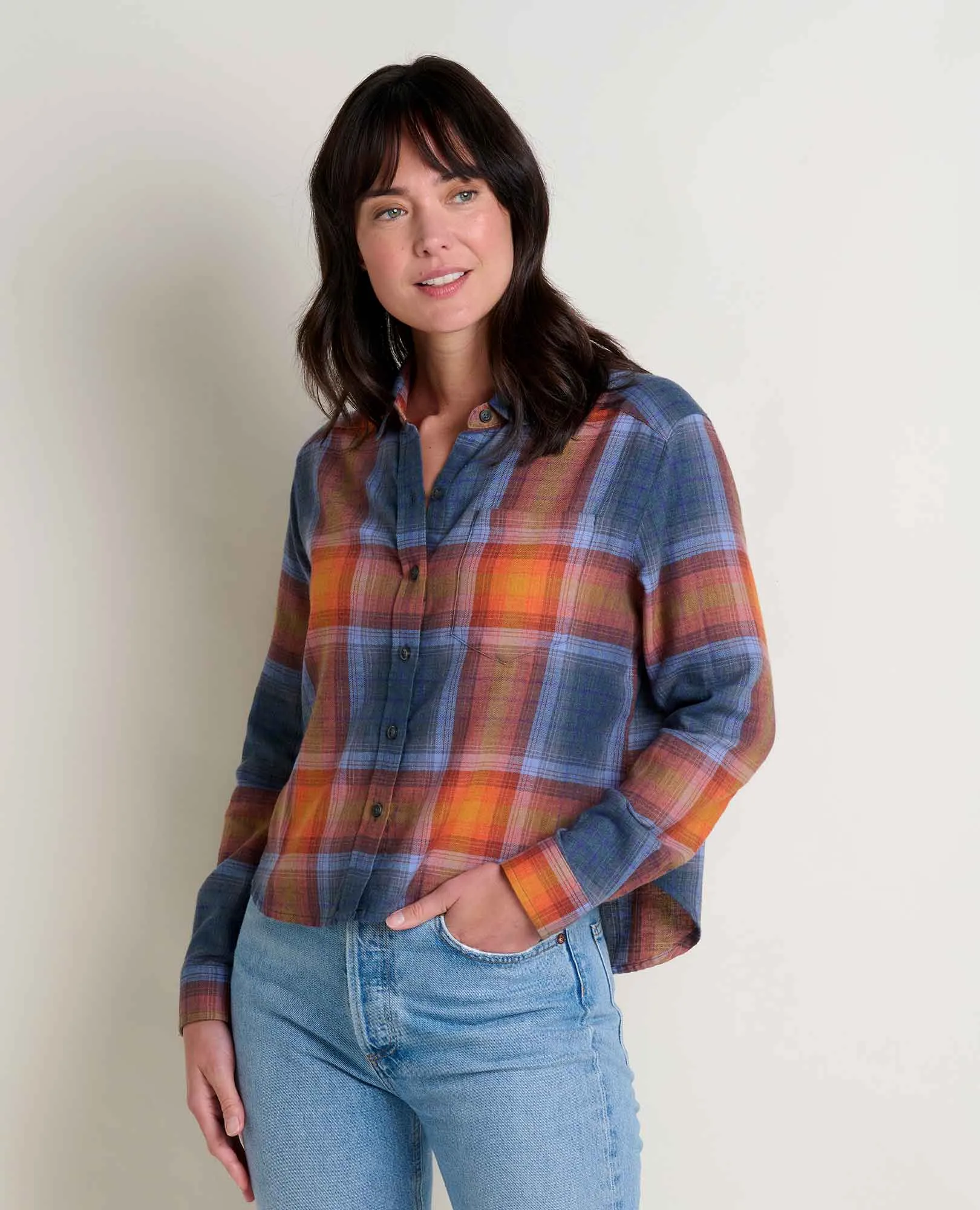 Re-Form Flannel Boxy Shirt sold by TOAD&CO