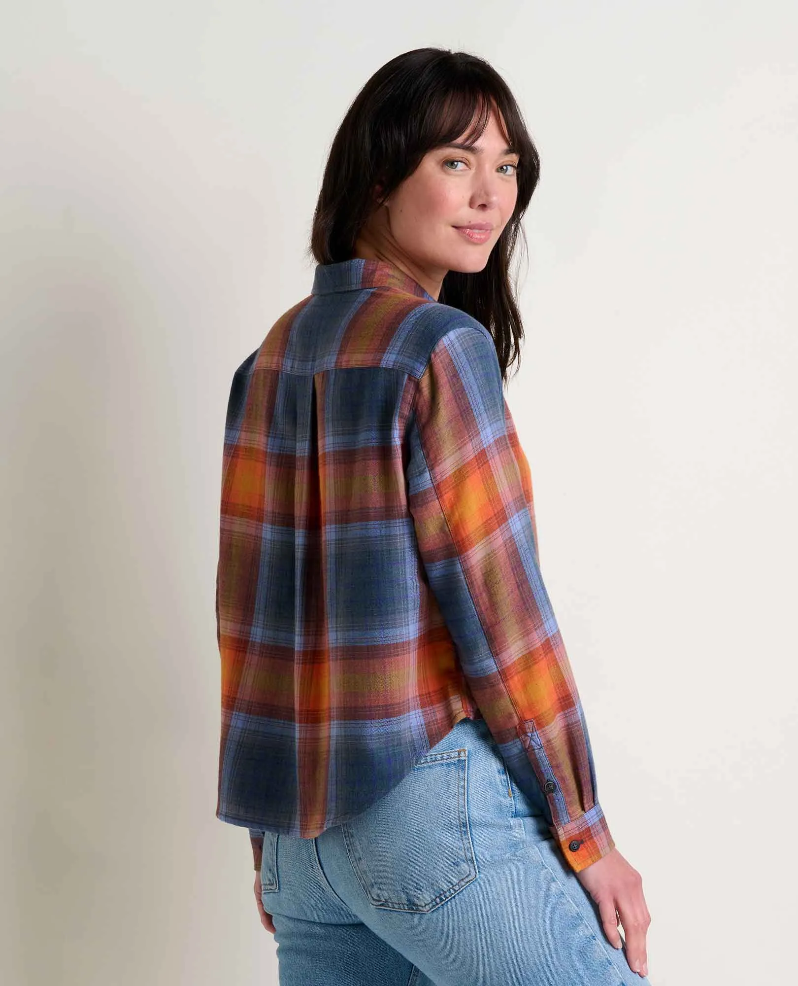 Re-Form Flannel Boxy Shirt sold by TOAD&CO product image thumbnail 2