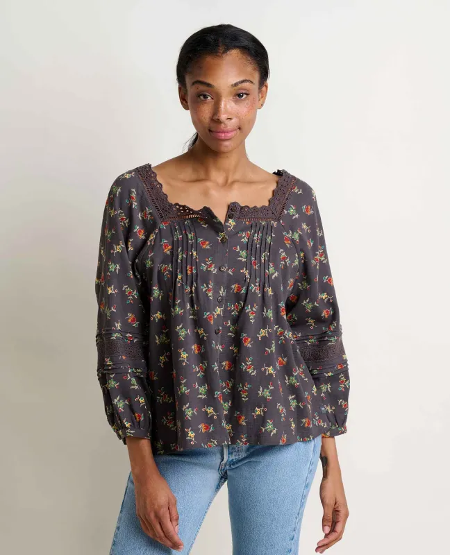 Manzana Peasant Long Sleeve Shirt sold by TOAD&CO