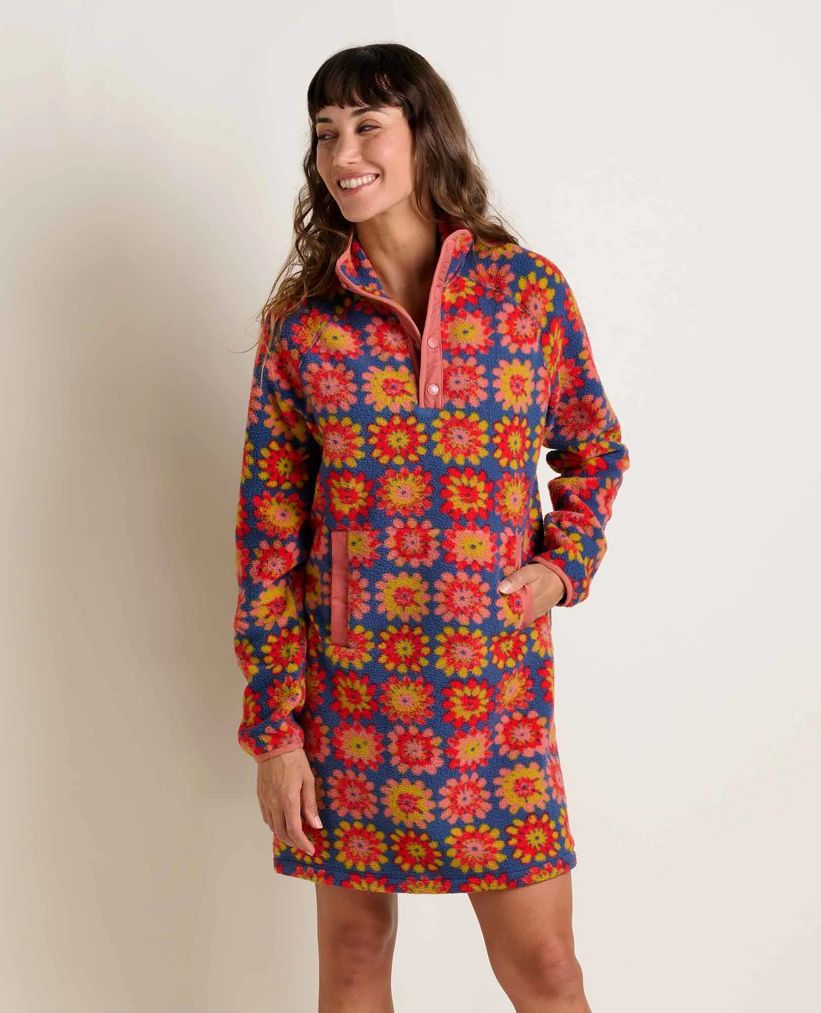 Campo Fleece 1/4 Snap Dress sold by TOAD&CO