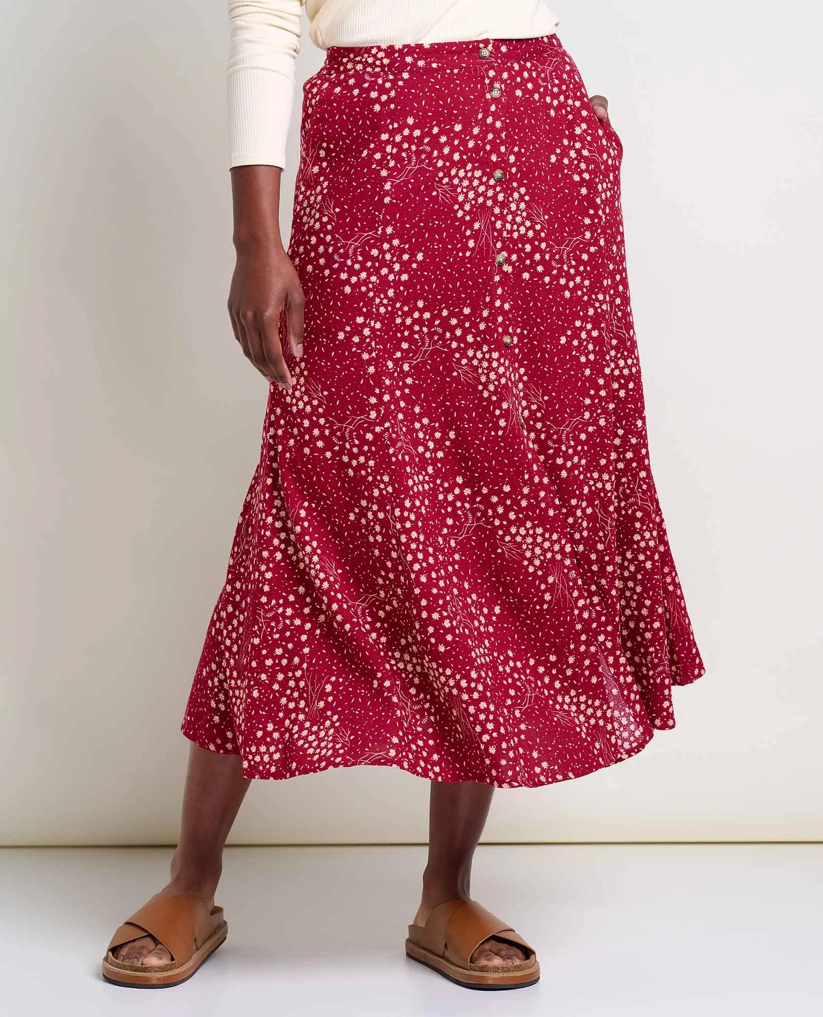 Manzana Paneled Midi Skirt sold by TOAD&CO