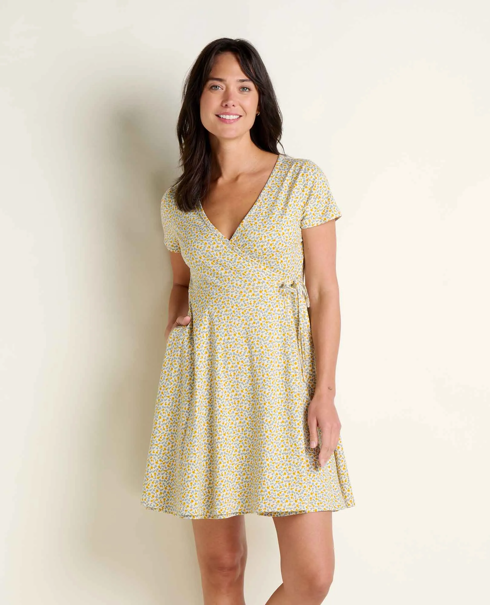 Freesia Wrap Dress sold by TOAD&CO