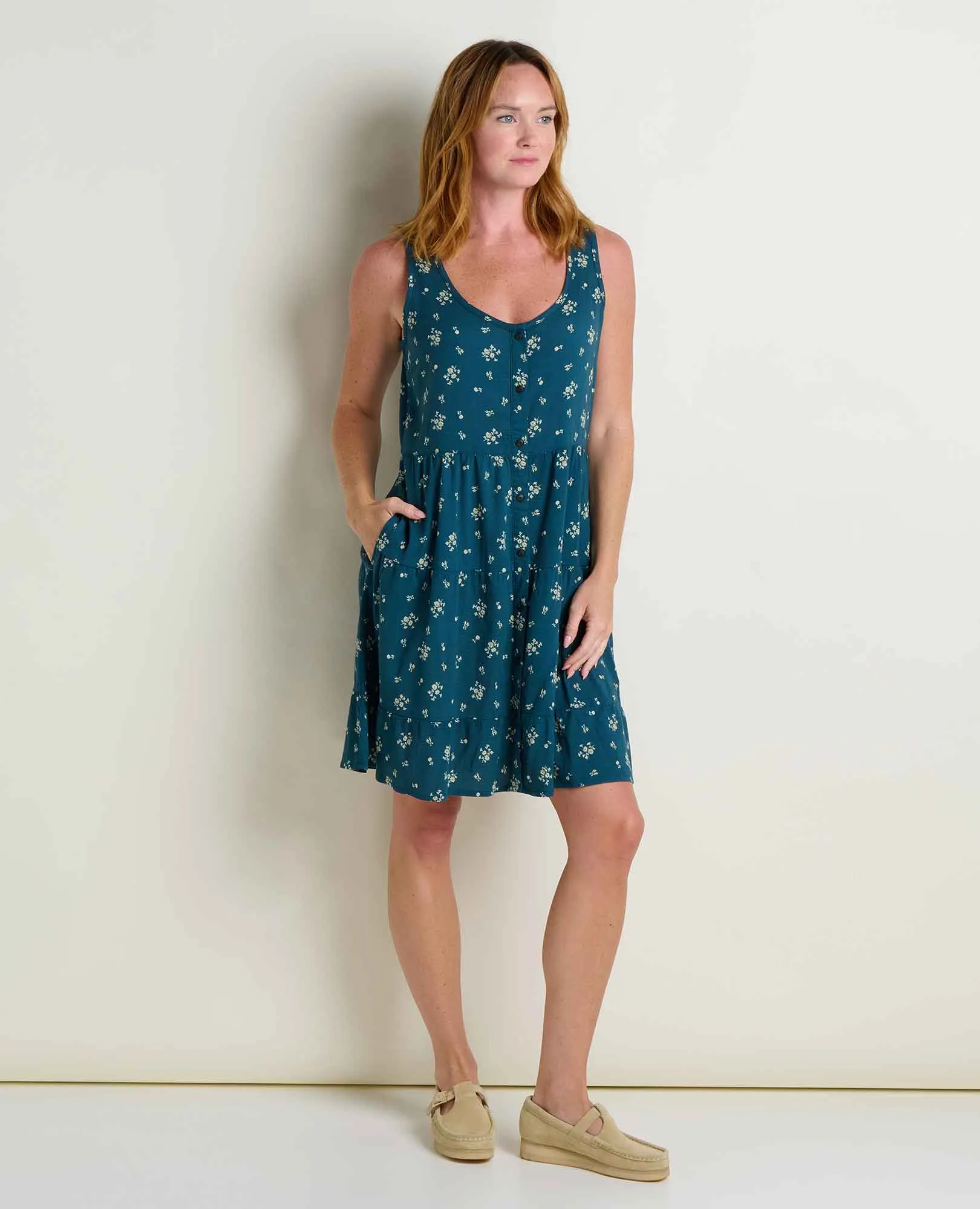 Manzana Tiered Tank Dress sold by TOAD&CO product image thumbnail 3