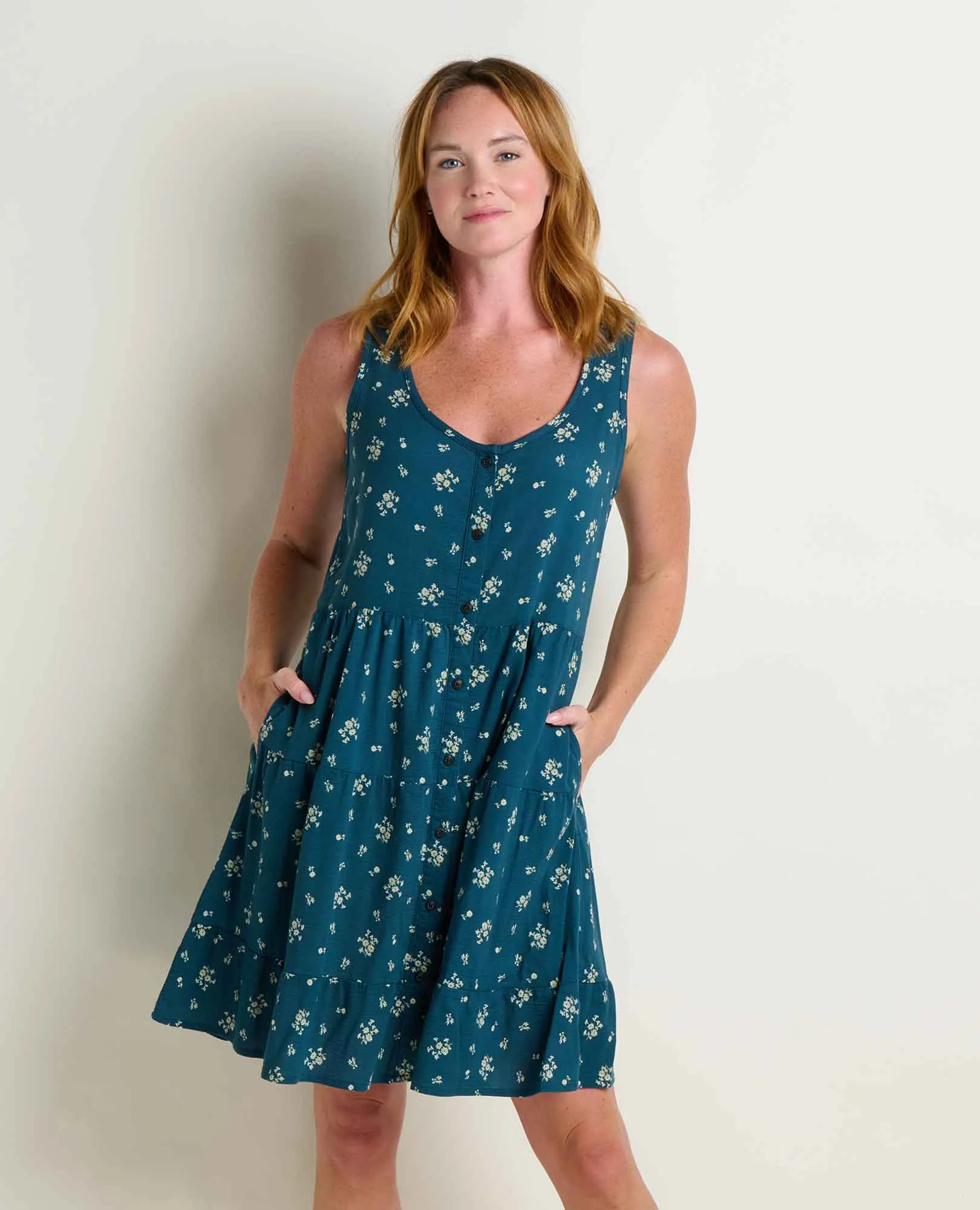 Manzana Tiered Tank Dress sold by TOAD&CO