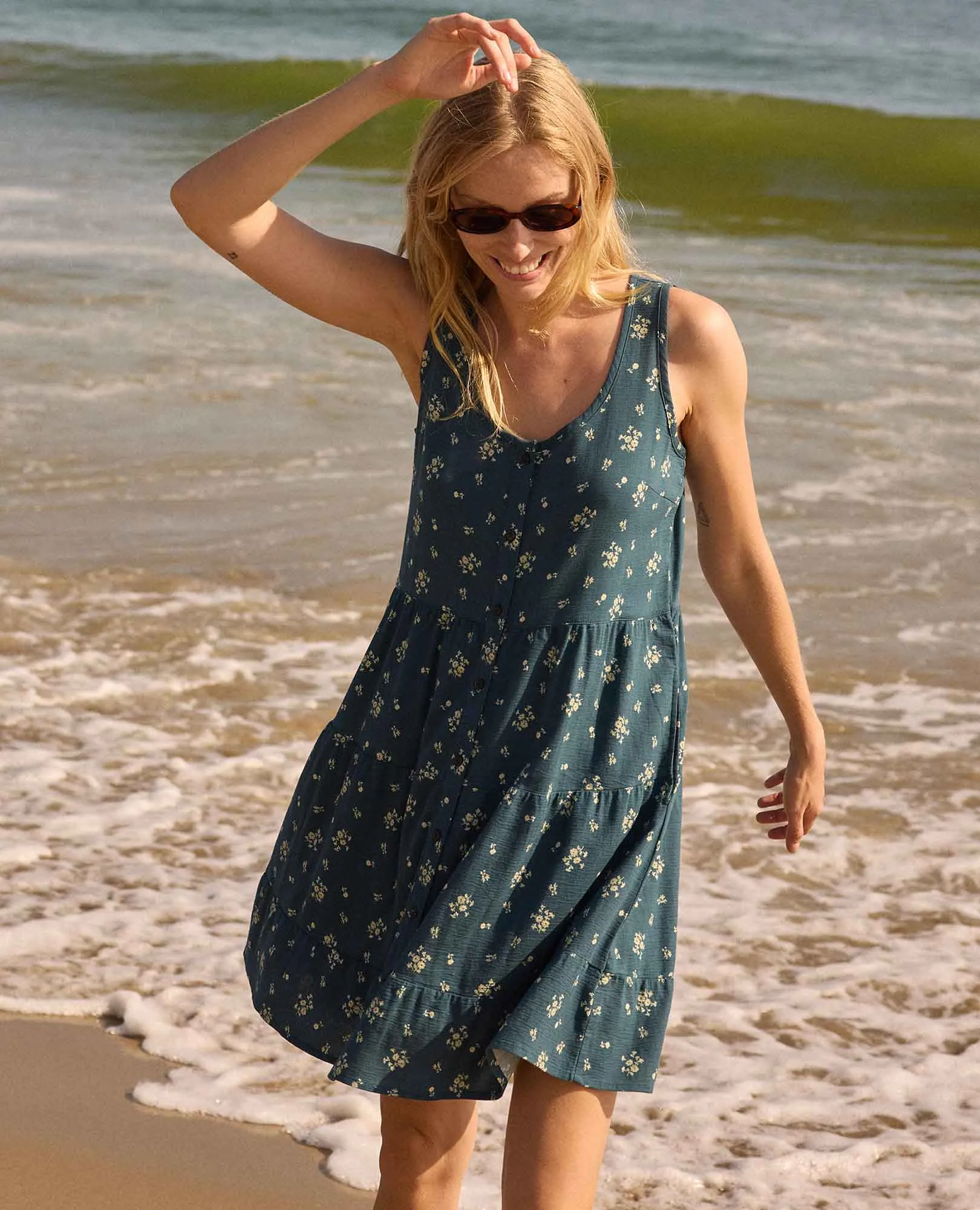Manzana Tiered Tank Dress sold by TOAD&CO product image thumbnail 5
