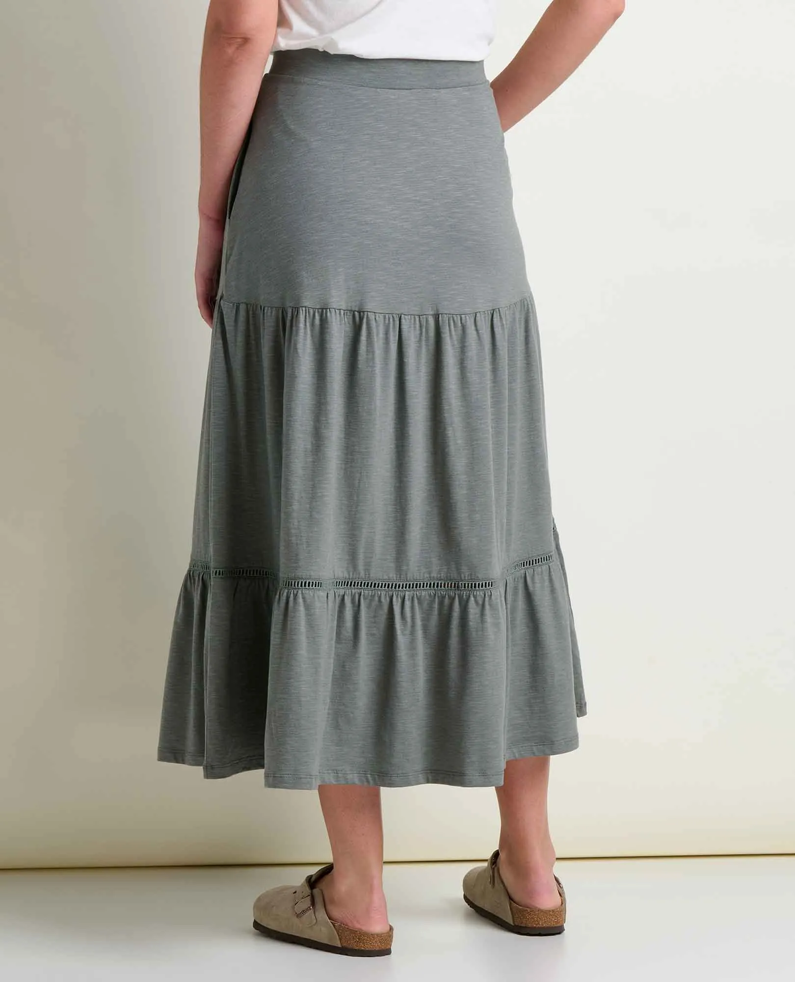 Marigold Tiered Midi Skirt sold by TOAD&CO product image thumbnail 2