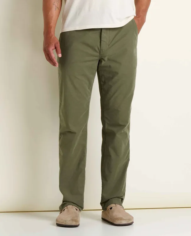 Mission Trek Slim Chino Pant made by TOAD&CO