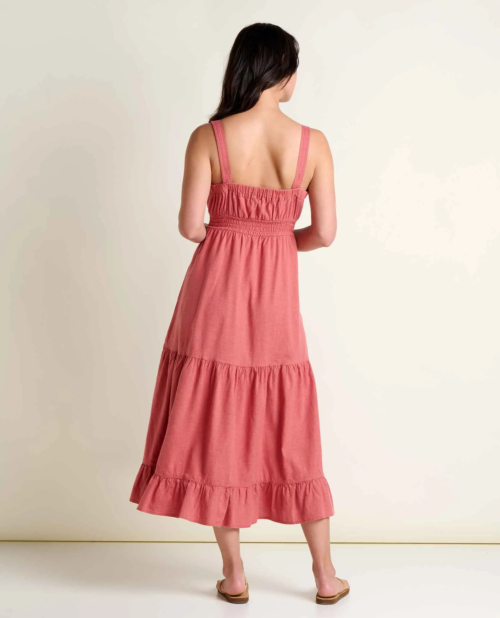 Taj Hemp Tiered Midi Dress sold by TOAD&CO product image thumbnail 2