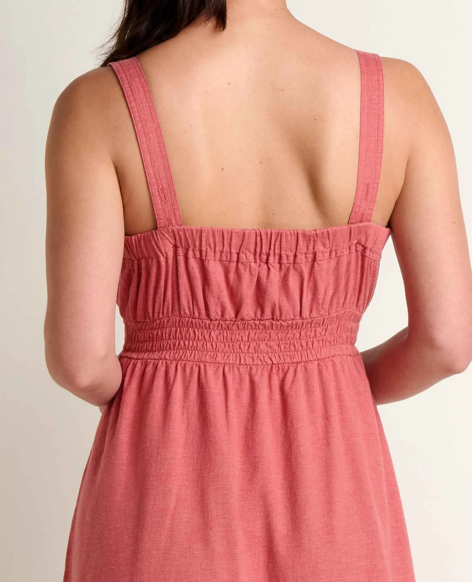 Taj Hemp Tiered Midi Dress sold by TOAD&CO product image thumbnail 4
