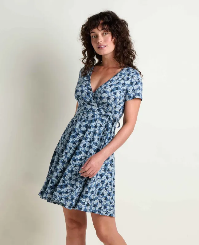 Freesia Wrap Dress made by TOAD&CO