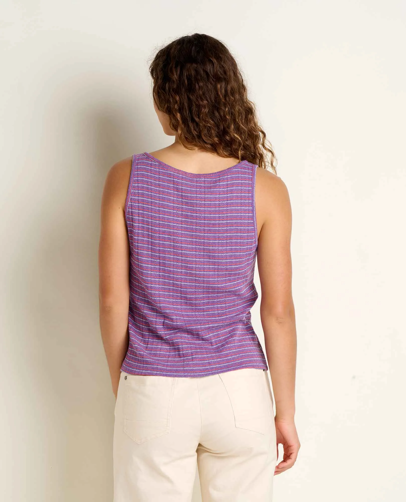 Foothill Pointelle Henley Tank sold by TOAD&CO product image thumbnail 2