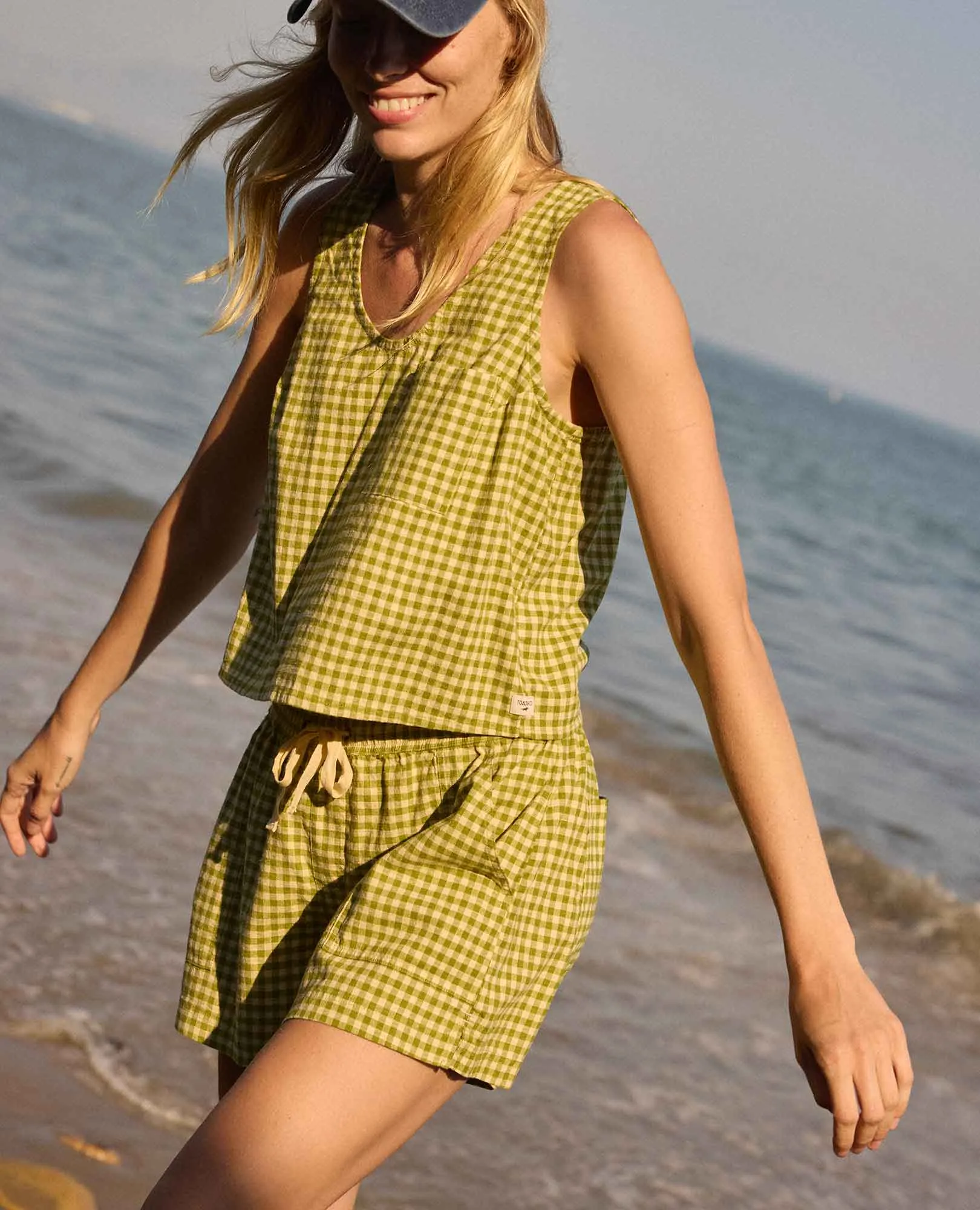 Taj Hemp Button Back Tank sold by TOAD&CO product image thumbnail 5