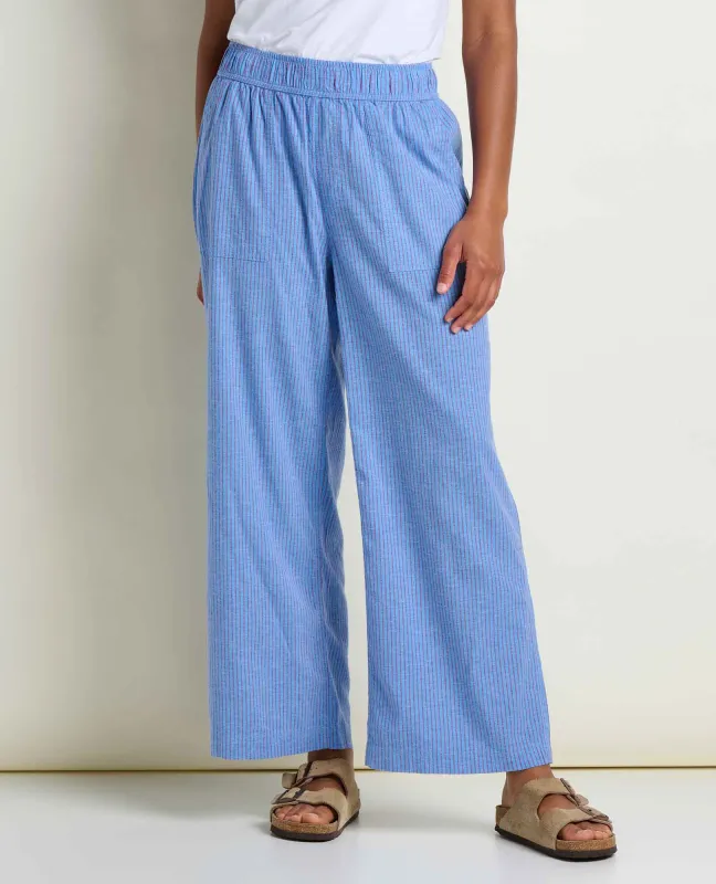 Taj Hemp Wide Leg Pant made by TOAD&CO