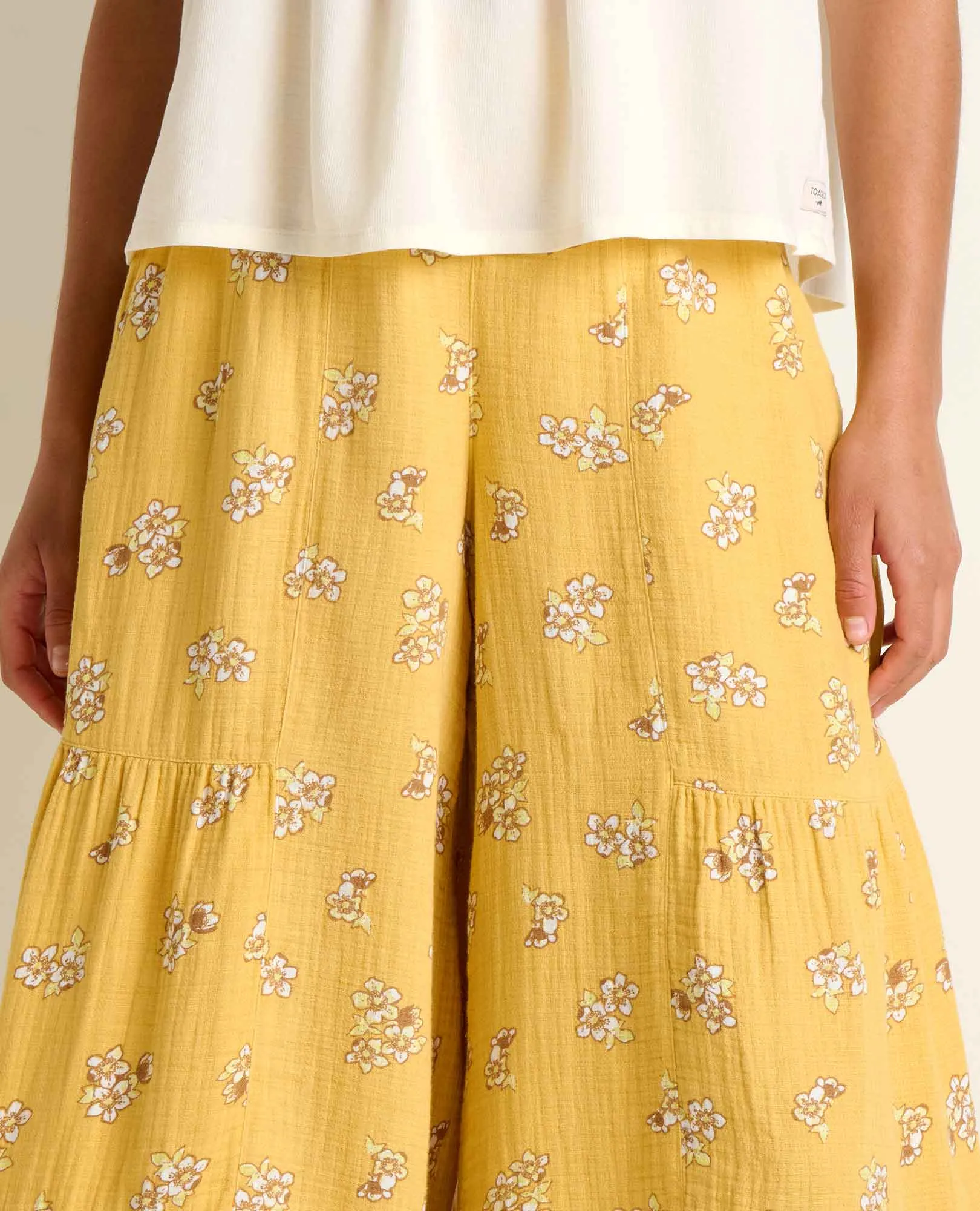 Tate Double Weave Palazzo Pant sold by TOAD&CO product image thumbnail 3