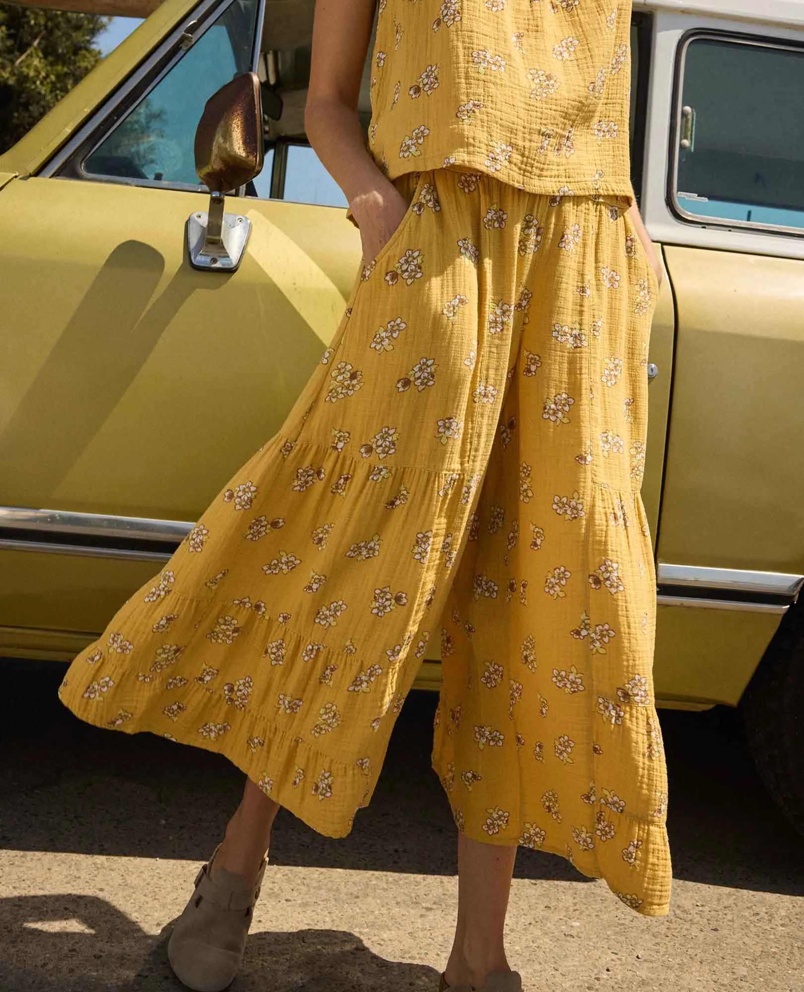 Tate Double Weave Palazzo Pant sold by TOAD&CO product image thumbnail 5