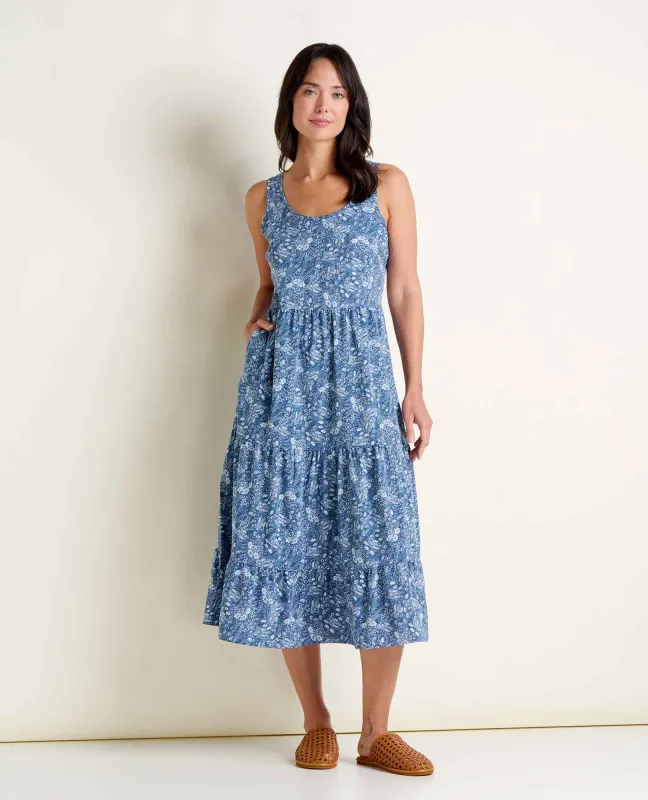 Sunkissed Sunsana Midi Dress made by TOAD&CO