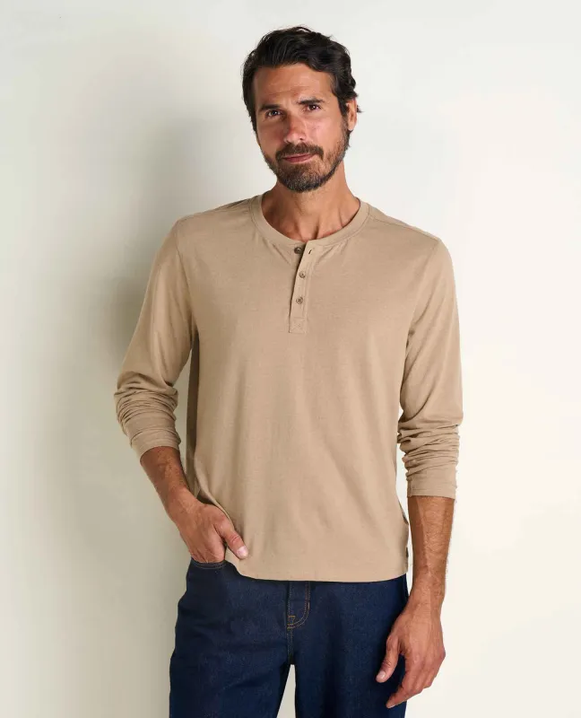 Re-Form Long Sleeve Henley Tee made by TOAD&CO
