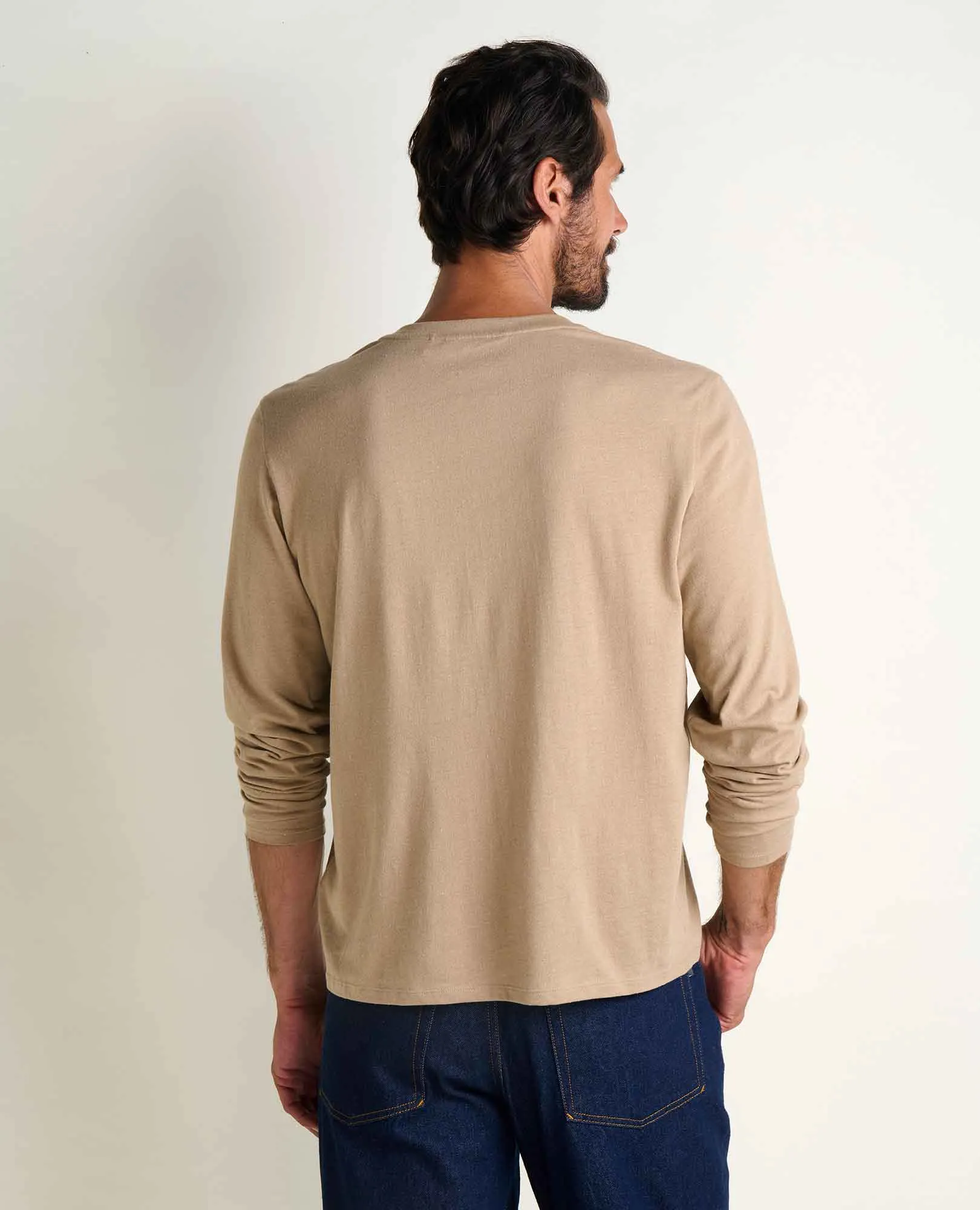 Re-Form Long Sleeve Henley Tee sold by TOAD&CO product image thumbnail 2