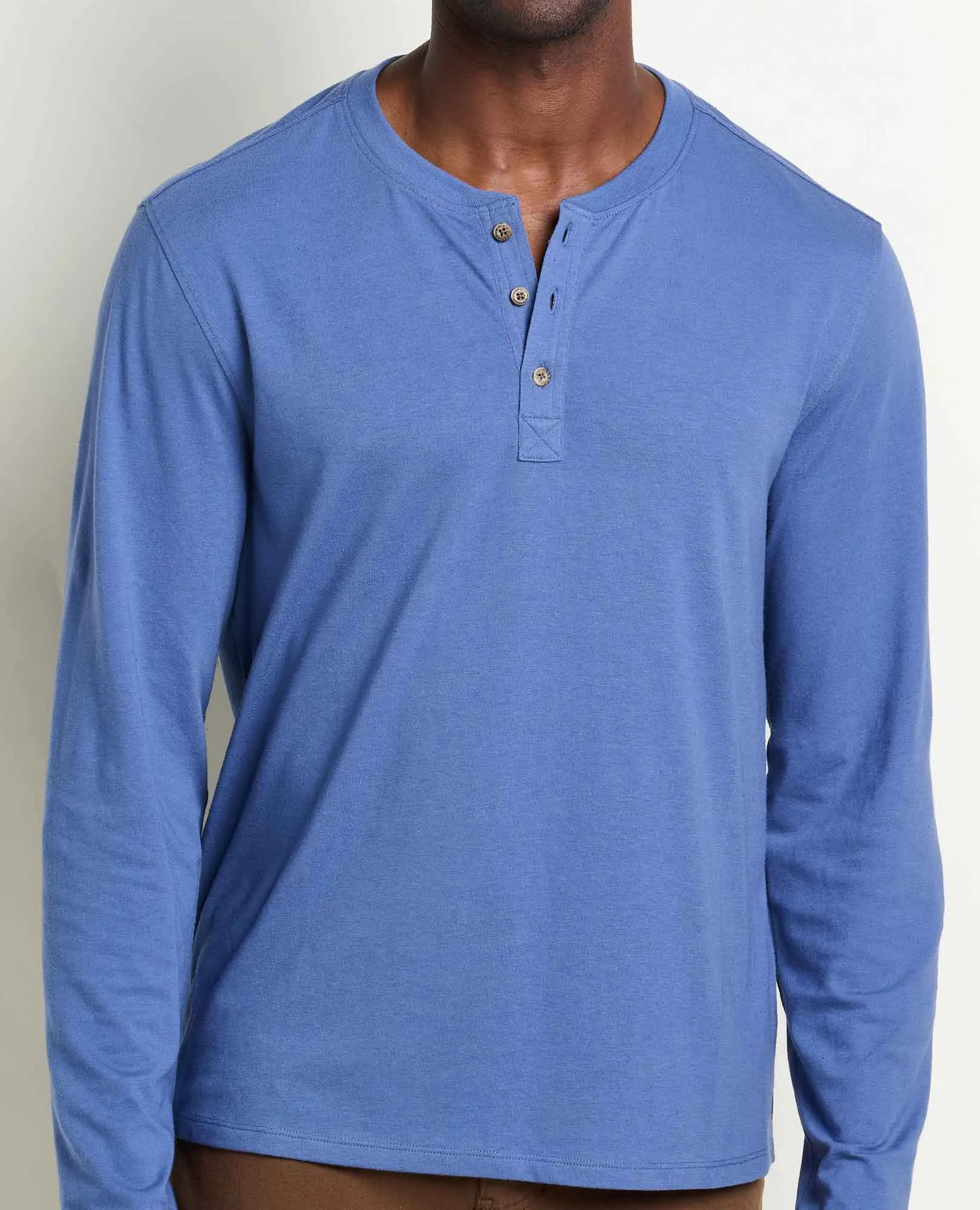 Re-Form Long Sleeve Henley Tee sold by TOAD&CO product image thumbnail 3