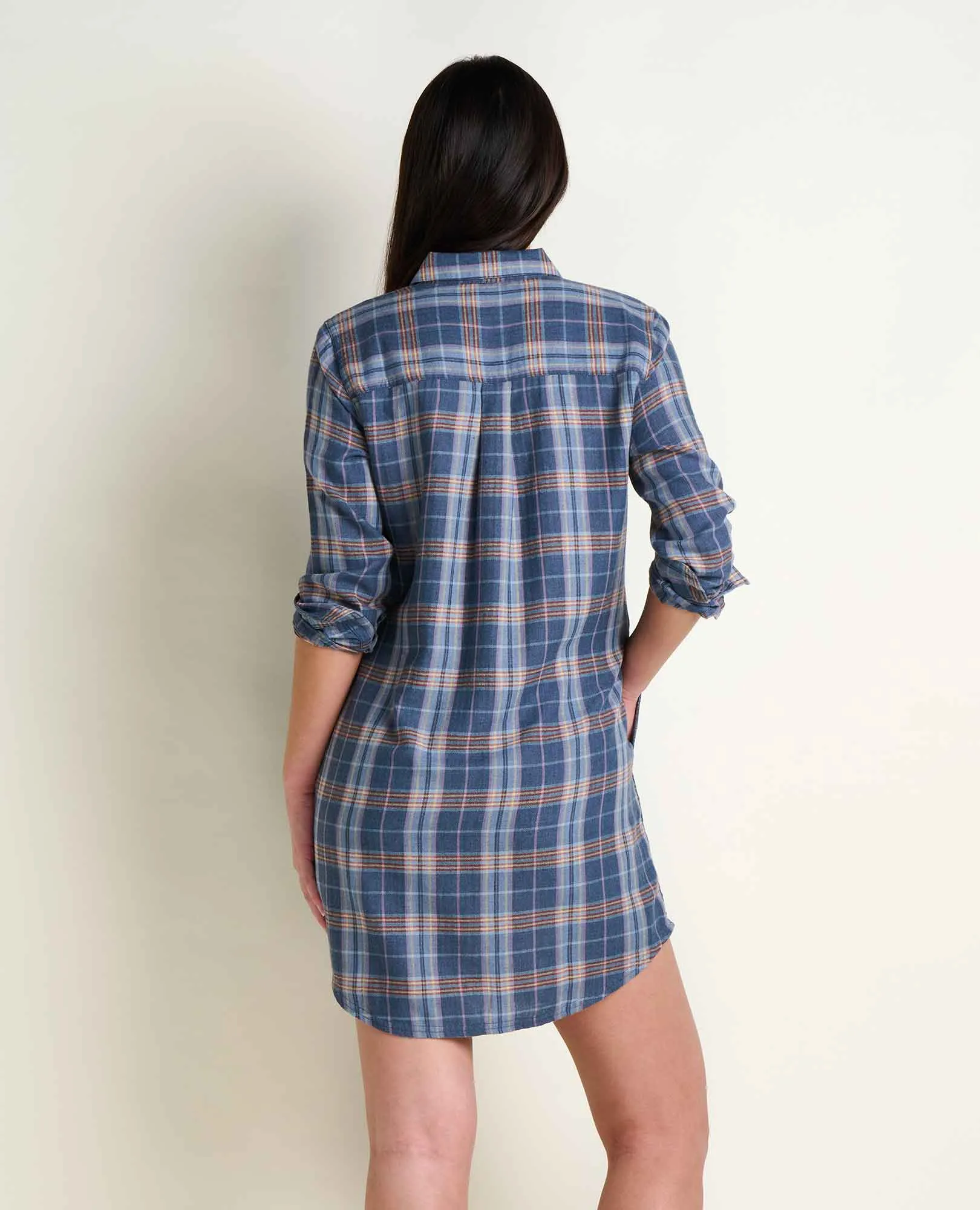Re-Form Flannel Shirt Dress sold by TOAD&CO product image thumbnail 2