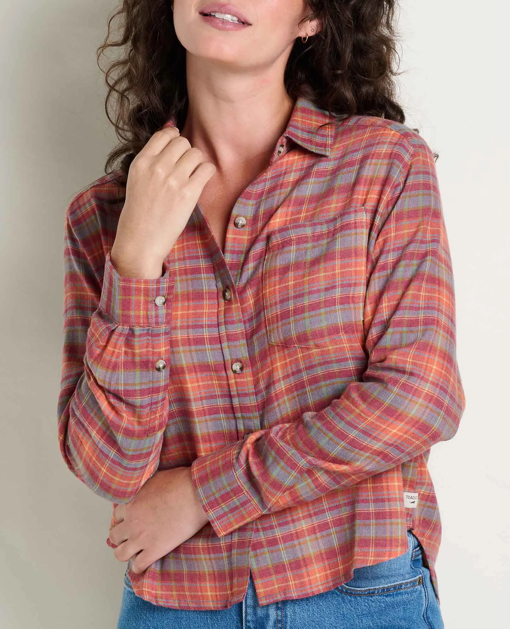 Re-Form Flannel Boxy Shirt sold by TOAD&CO product image thumbnail 3