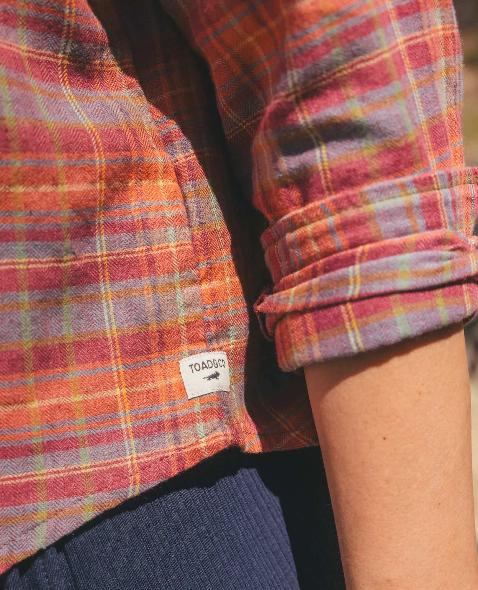 Re-Form Flannel Boxy Shirt sold by TOAD&CO product image thumbnail 5