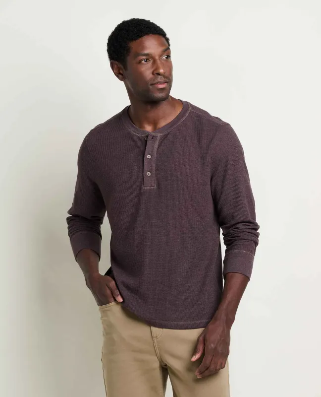 Framer Long Sleeve Henley made by TOAD&CO