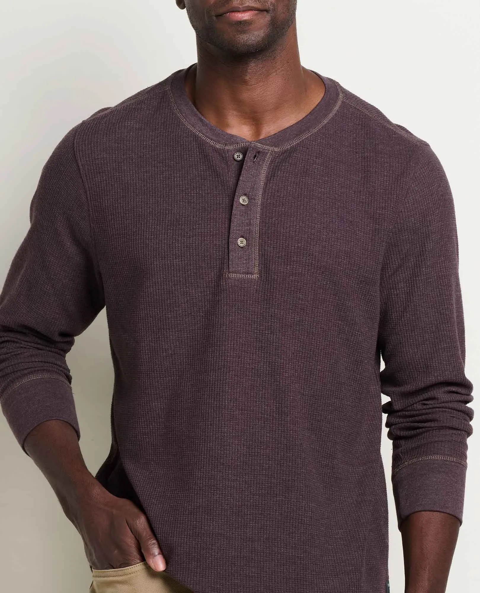 Framer Long Sleeve Henley sold by TOAD&CO product image thumbnail 3