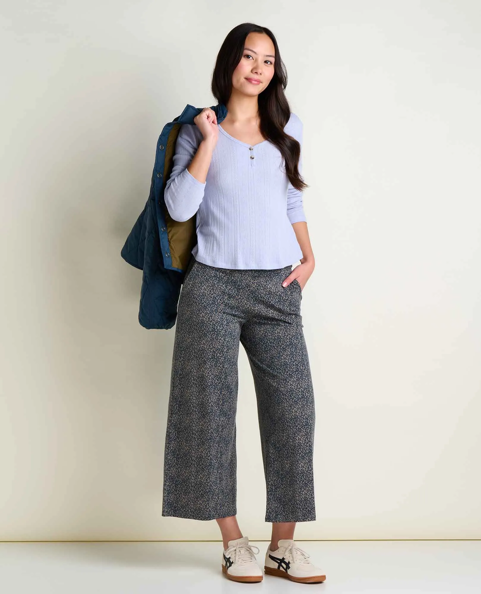 Foothill Pointelle Henley Tee sold by TOAD&CO product image thumbnail 3
