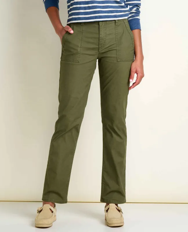 Earthworks Slim Pant made by TOAD&CO