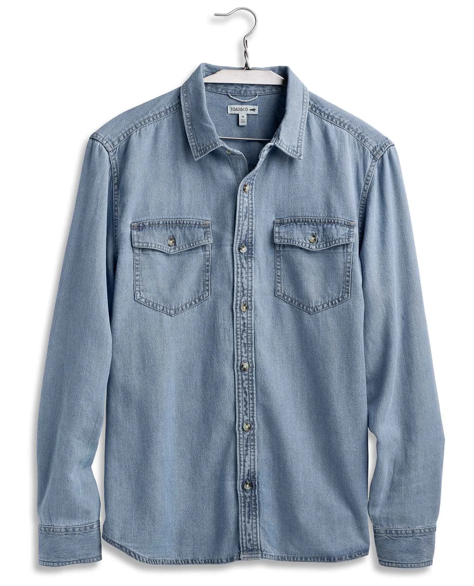 Men's Piñon Soft Denim Shirt sold by TOAD&CO product image thumbnail 4
