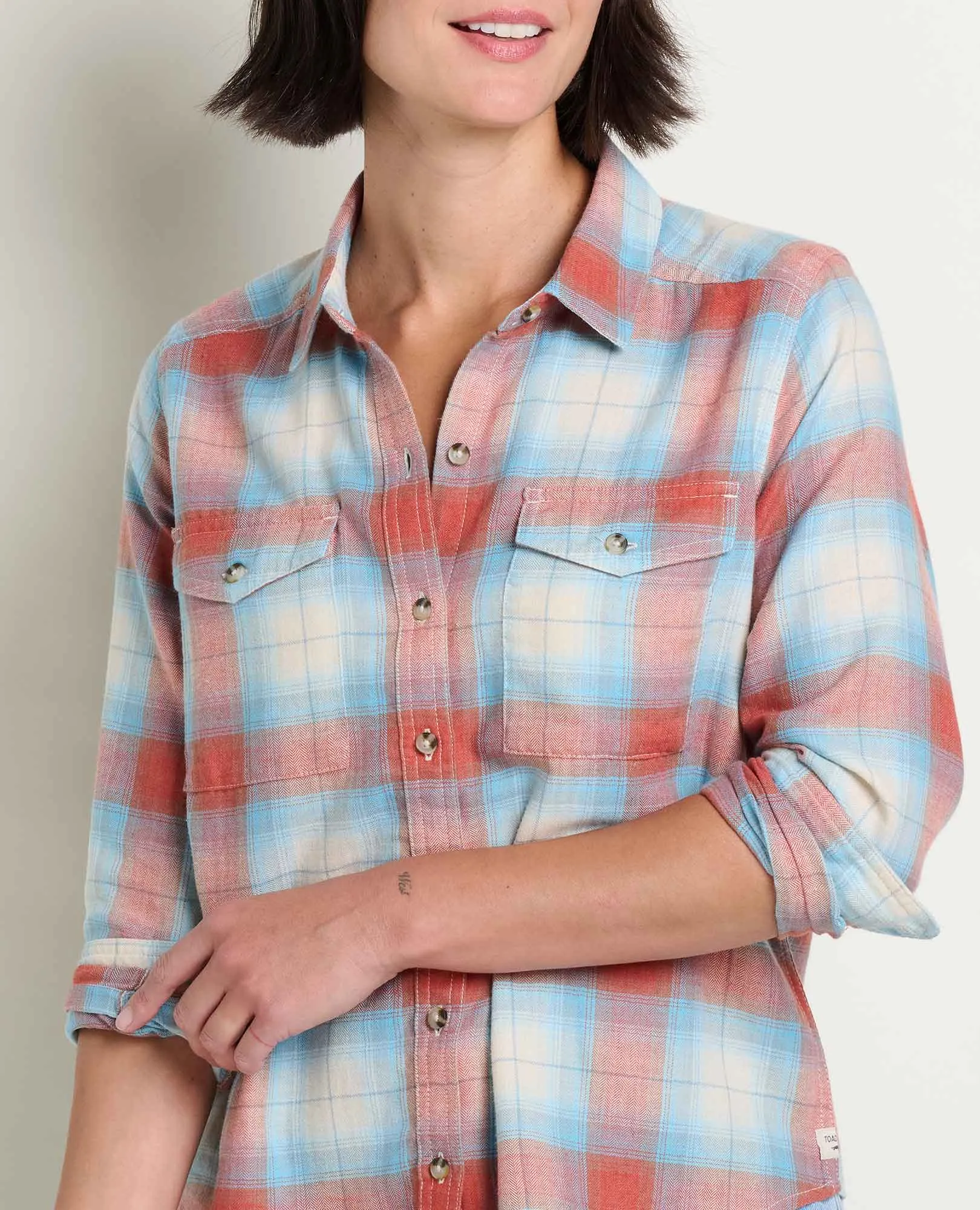 Re-Form Flannel Shirt sold by TOAD&CO product image thumbnail 3