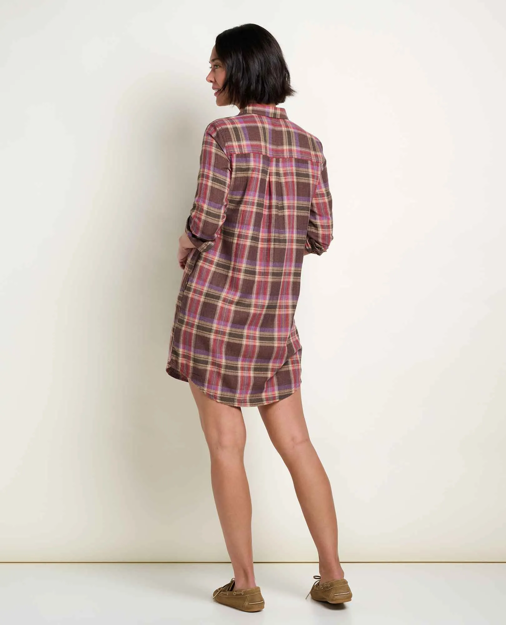 Re-Form Flannel Shirt Dress sold by TOAD&CO product image thumbnail 4