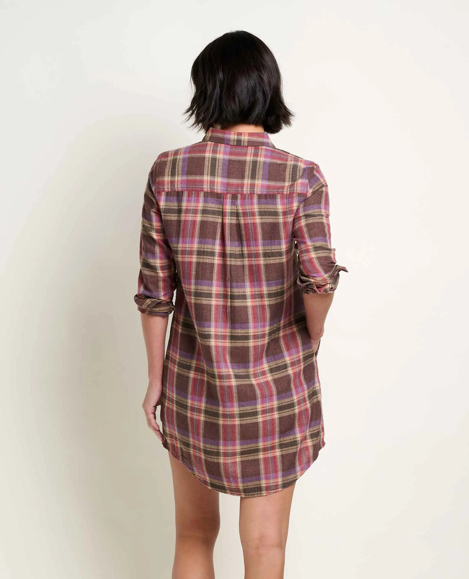 Re-Form Flannel Shirt Dress sold by TOAD&CO product image thumbnail 2