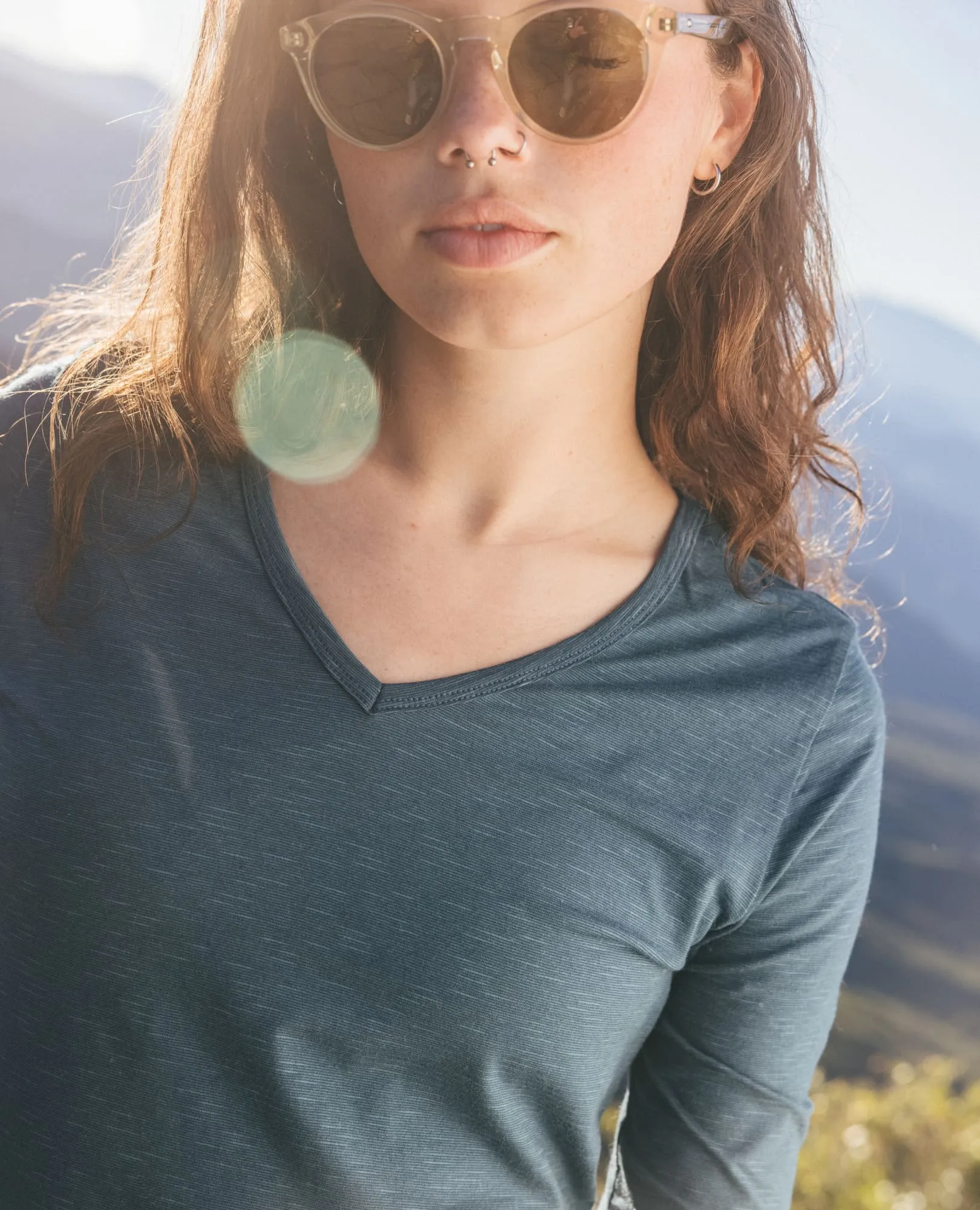 Marley Long Sleeve Tee sold by TOAD&CO product image thumbnail 4