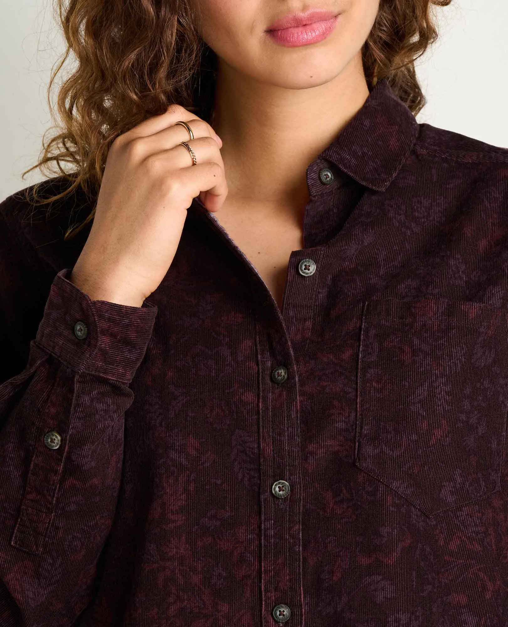 Cattail Corduroy Long Sleeve Shirt sold by TOAD&CO product image thumbnail 4