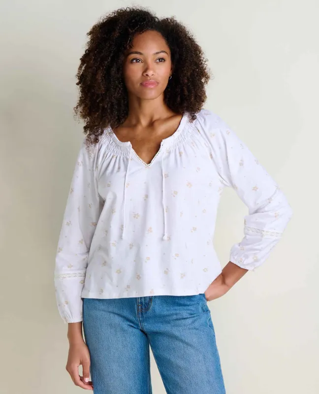 Clara Peasant Top made by TOAD&CO