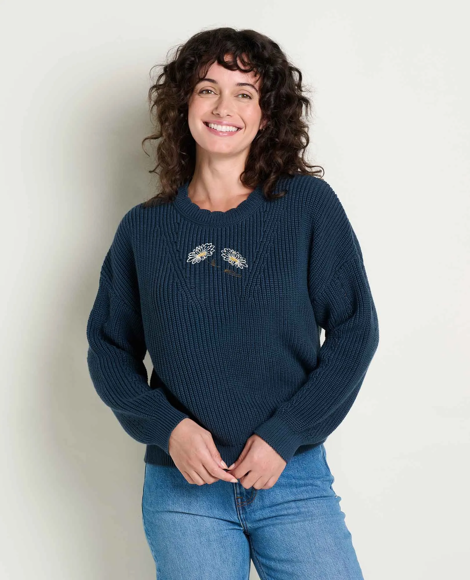 Bianca Pattern Crew Sweater sold by TOAD&CO