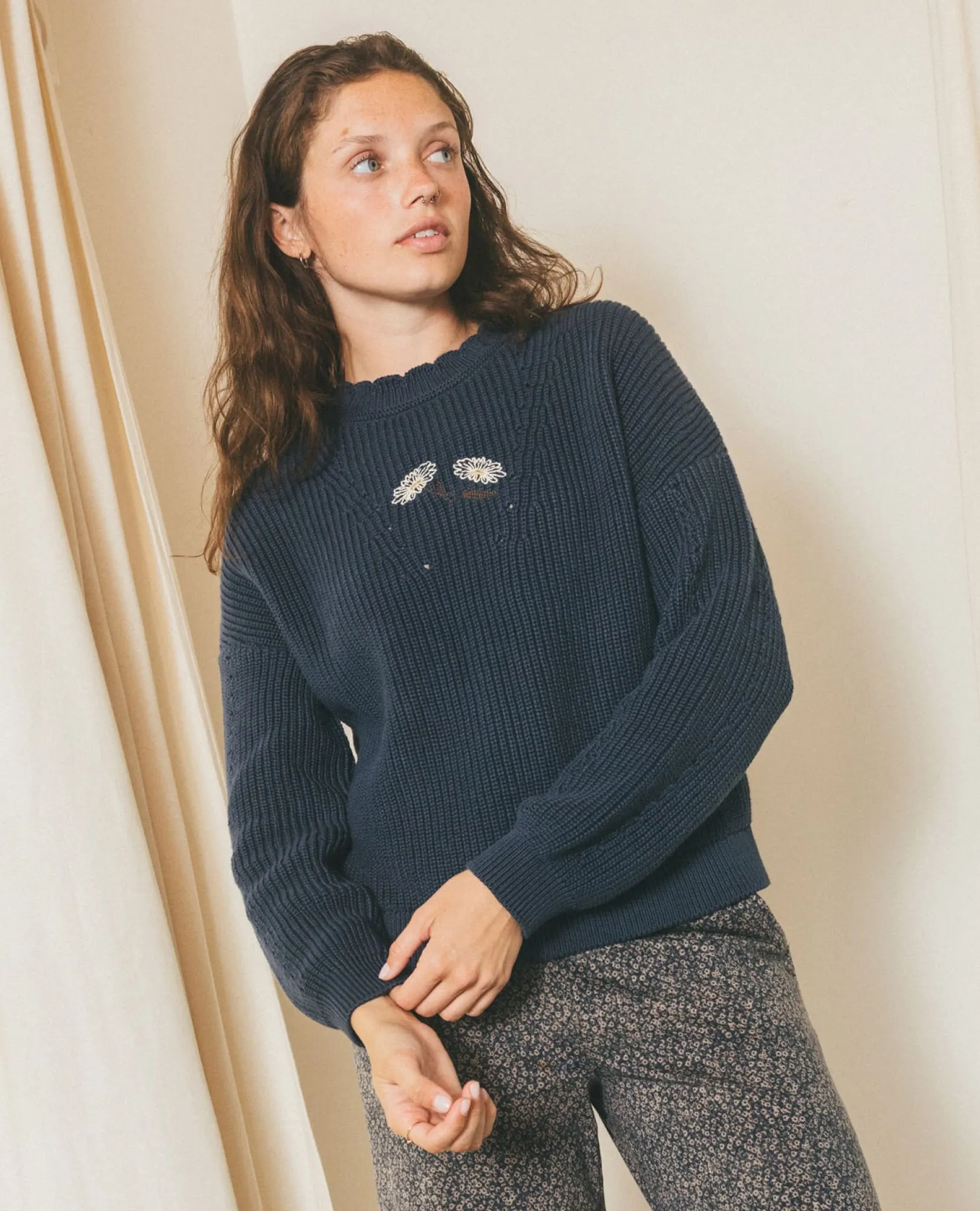 Bianca Pattern Crew Sweater sold by TOAD&CO product image thumbnail 5