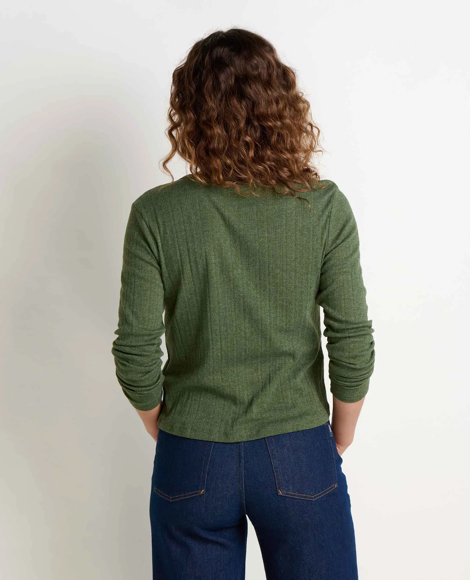 Foothill Pointelle Henley Tee sold by TOAD&CO product image thumbnail 2