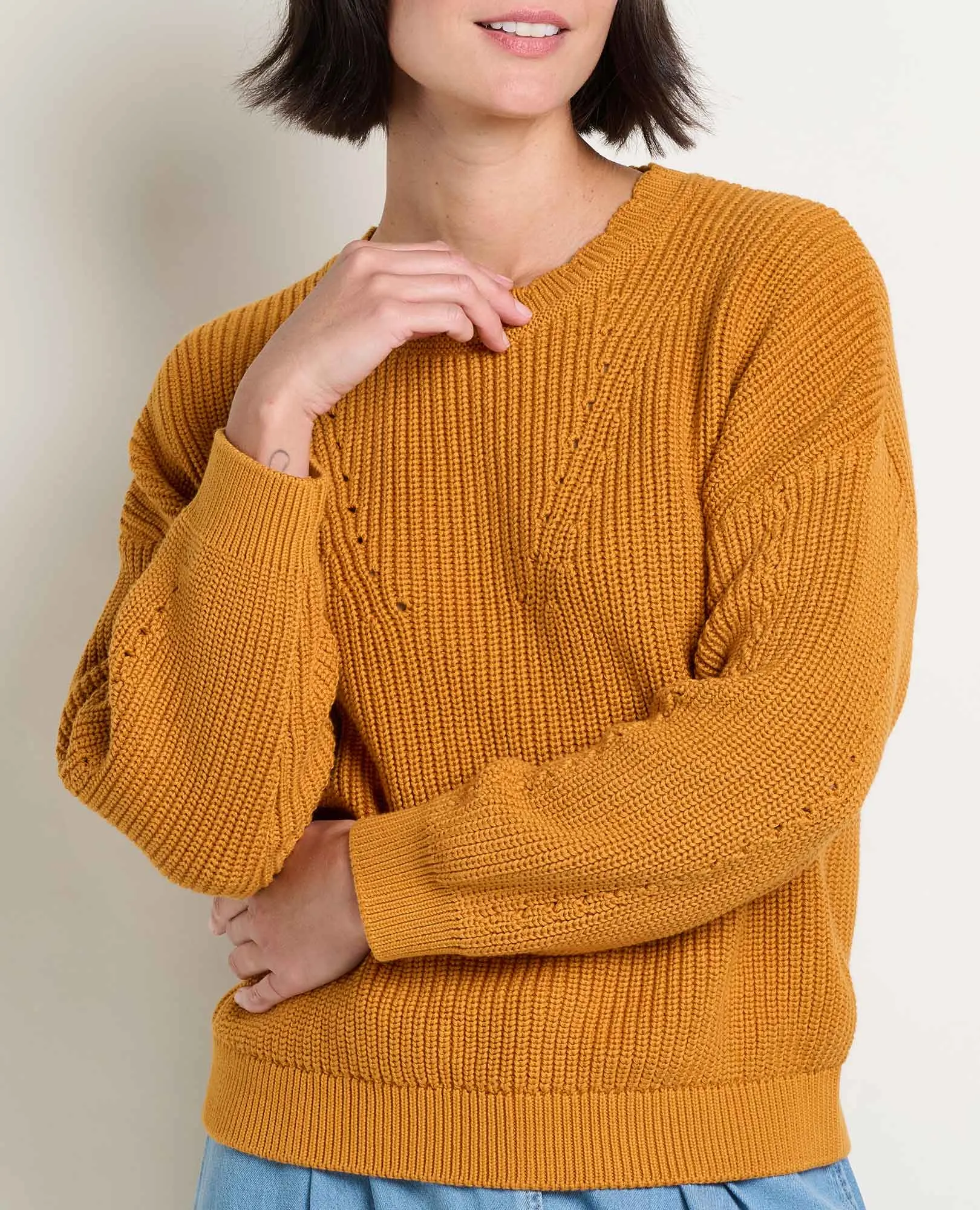 Bianca Shaker Crew Sweater sold by TOAD&CO product image thumbnail 3