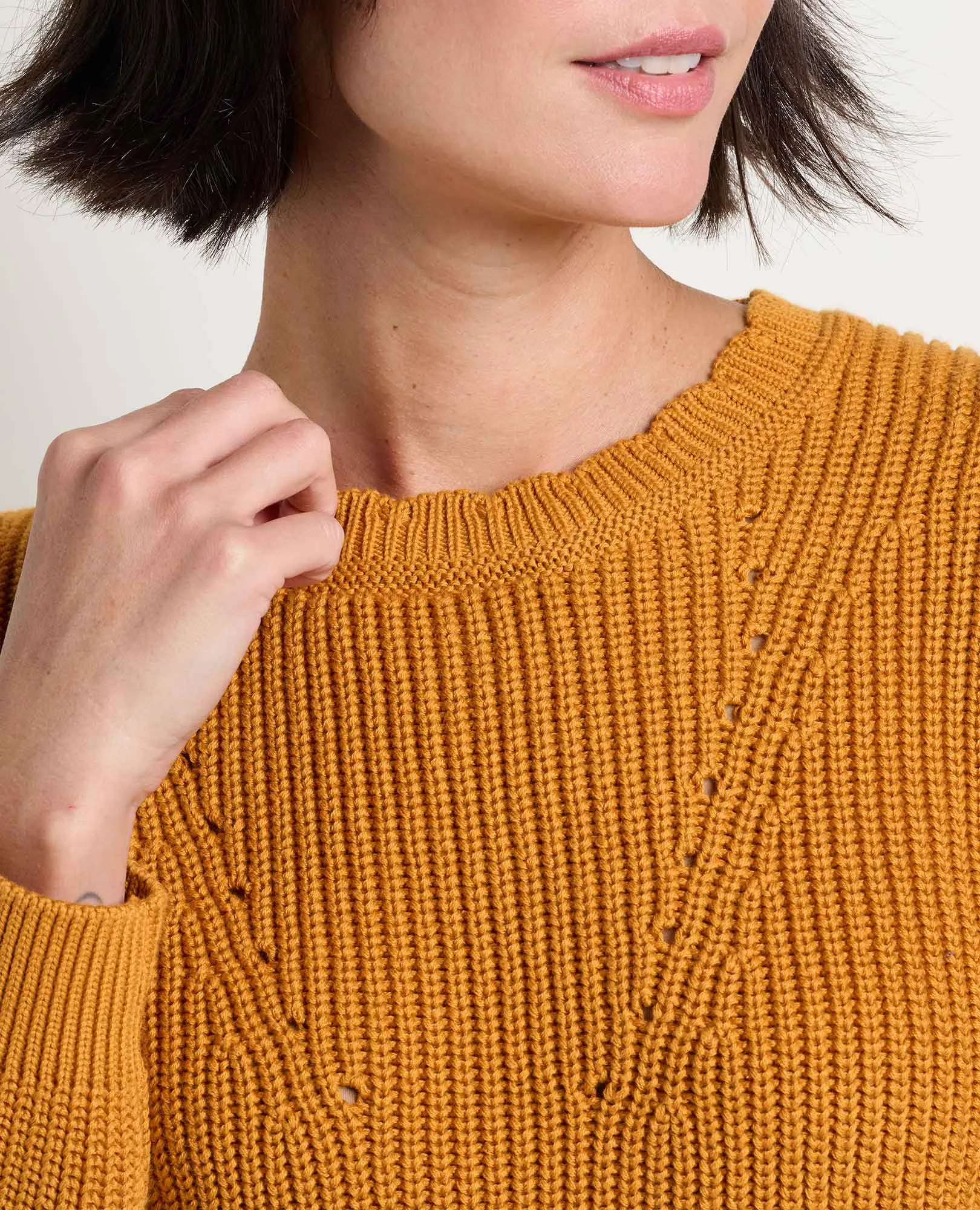 Bianca Shaker Crew Sweater sold by TOAD&CO product image thumbnail 4