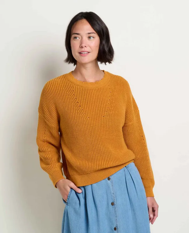 Bianca Shaker Crew Sweater made by TOAD&CO