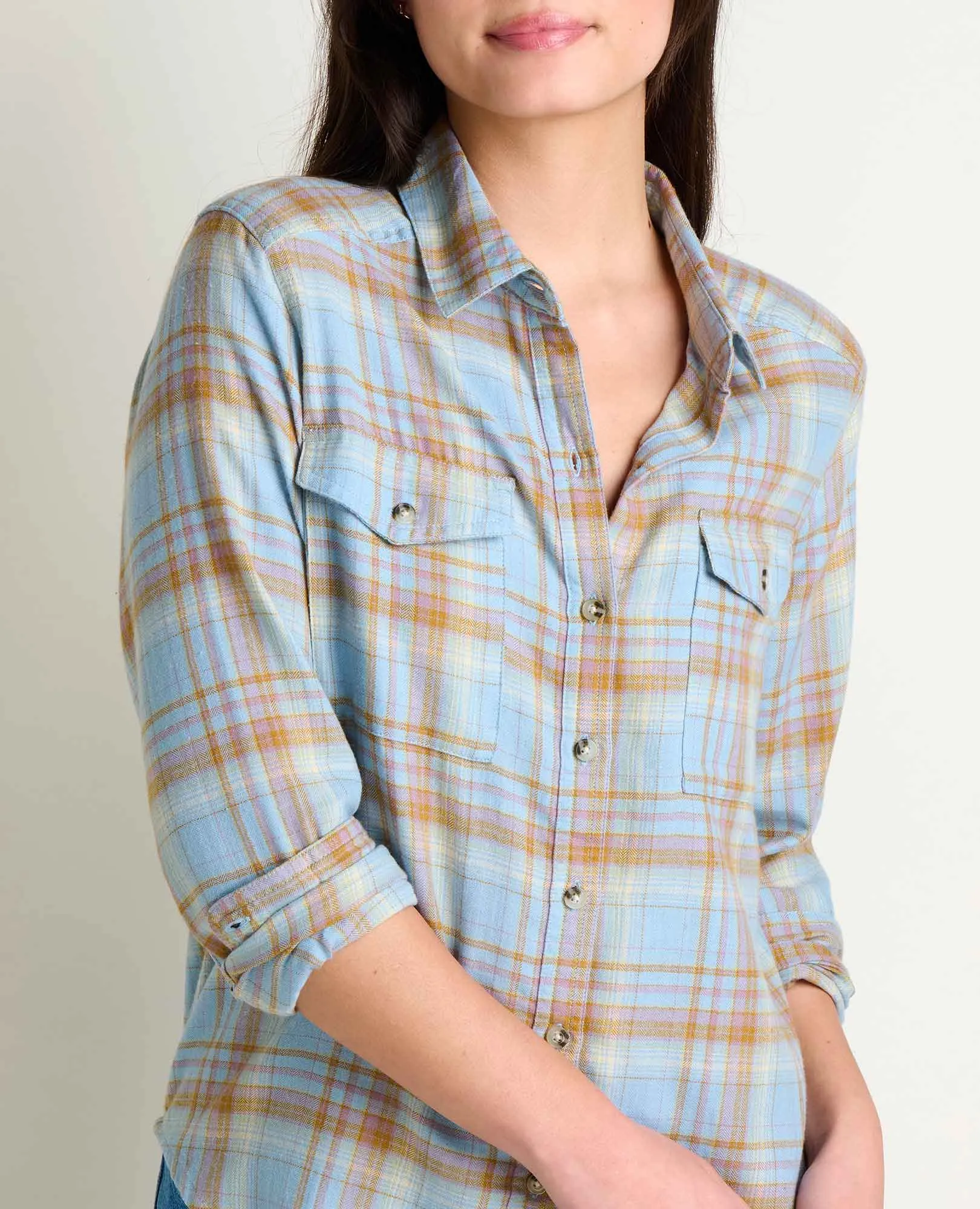 Re-Form Flannel Shirt sold by TOAD&CO product image thumbnail 3