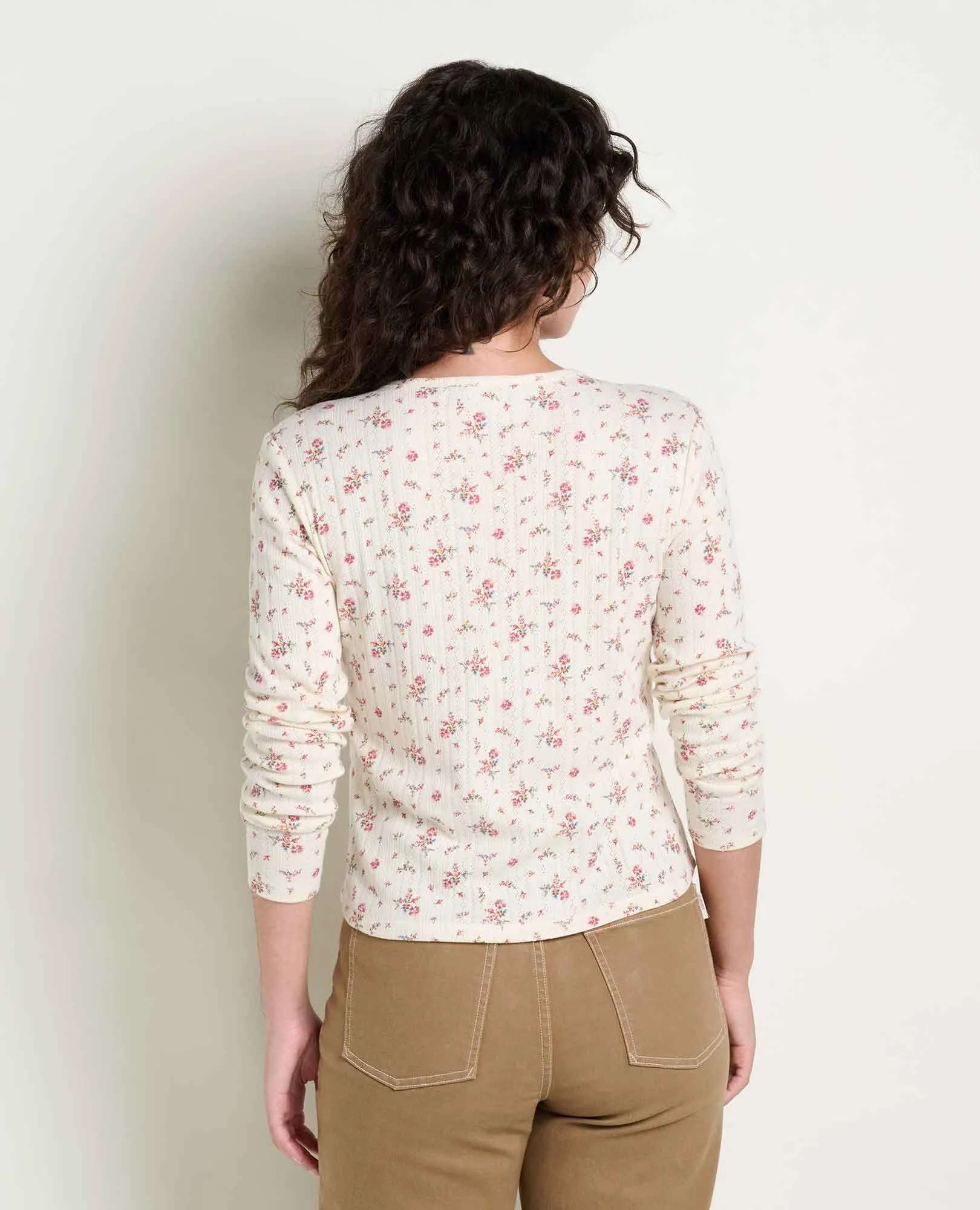 Foothill Pointelle Henley Tee sold by TOAD&CO product image thumbnail 2